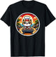 Hibachi Cat Chef, Hibachi Kids, Kawaii Cat Making Hibachi T-Shirt - T-Shirt | Black