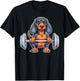 Dachshund Weightlifting Funny Deadlift Men Fitness Gym Gifts T-Shirt - T-Shirt | Black