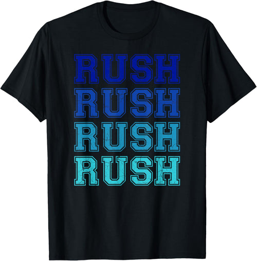 Vintage Rush Name Throwback Retro Apparel Gift Men Women