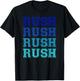 Vintage Rush Name Throwback Retro Apparel Gift Men Women T-Shirt - T-Shirt | Black