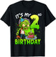 It's My 2nd Birthday Zombie Lover 2 Year Old Boys Girls T-Shirt - T-Shirt | Black