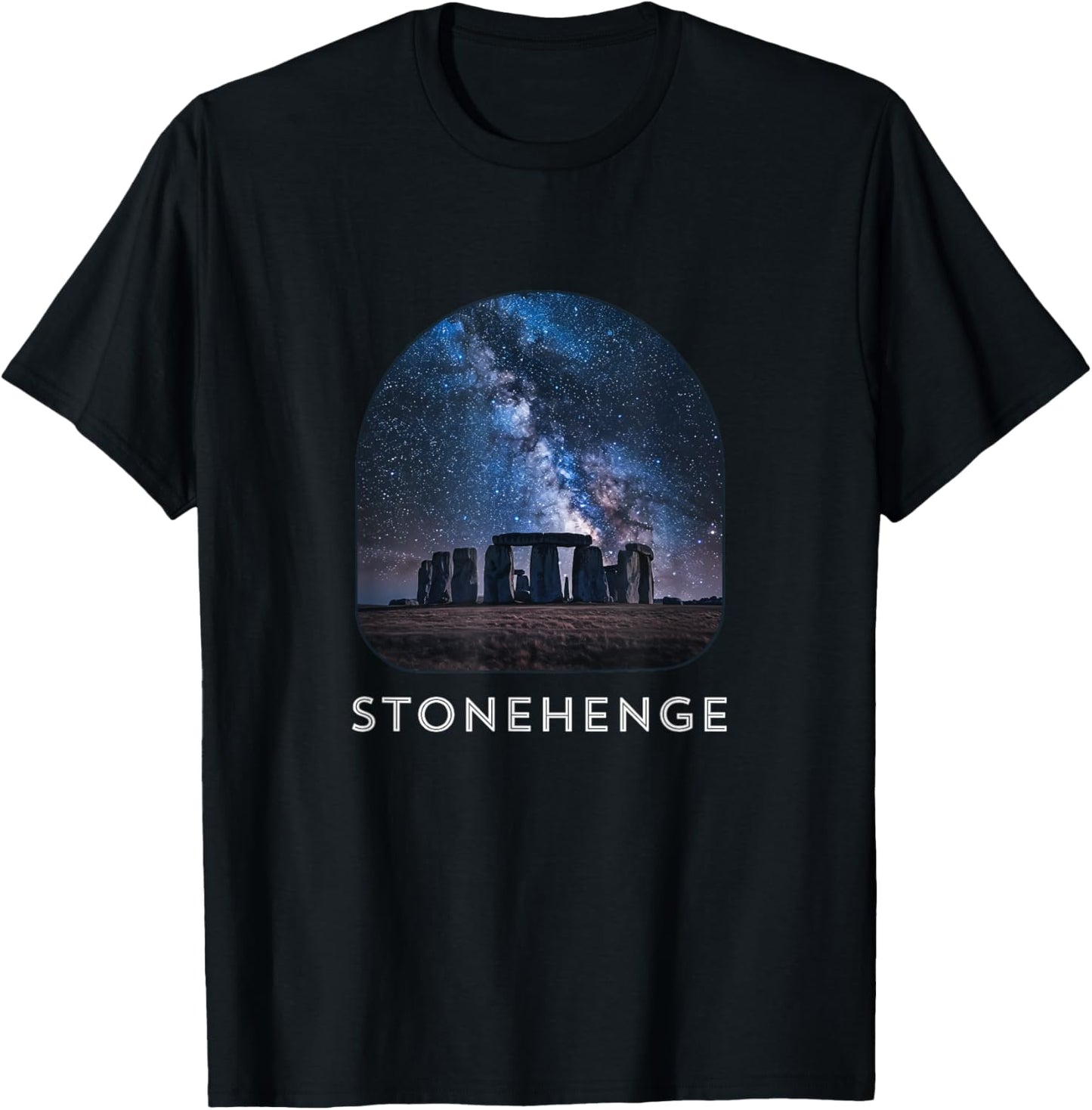 Stonehenge At Night / Stonehenge T-Shirt - T-Shirt | Black