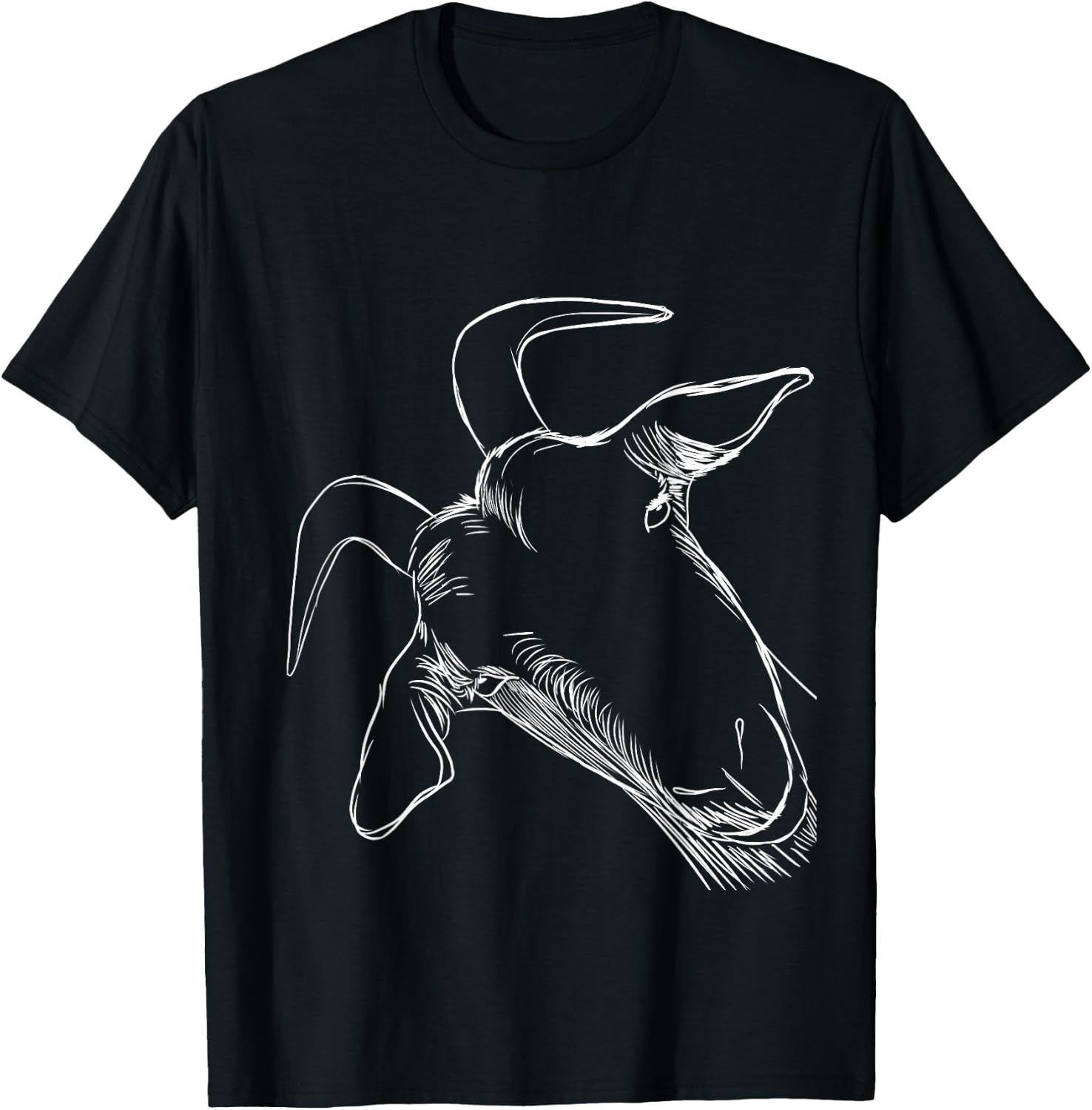Funny Goat T-Shirt - T-Shirt | Black