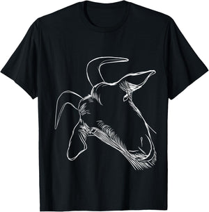 Funny Goat T-Shirt - T-Shirt | Black