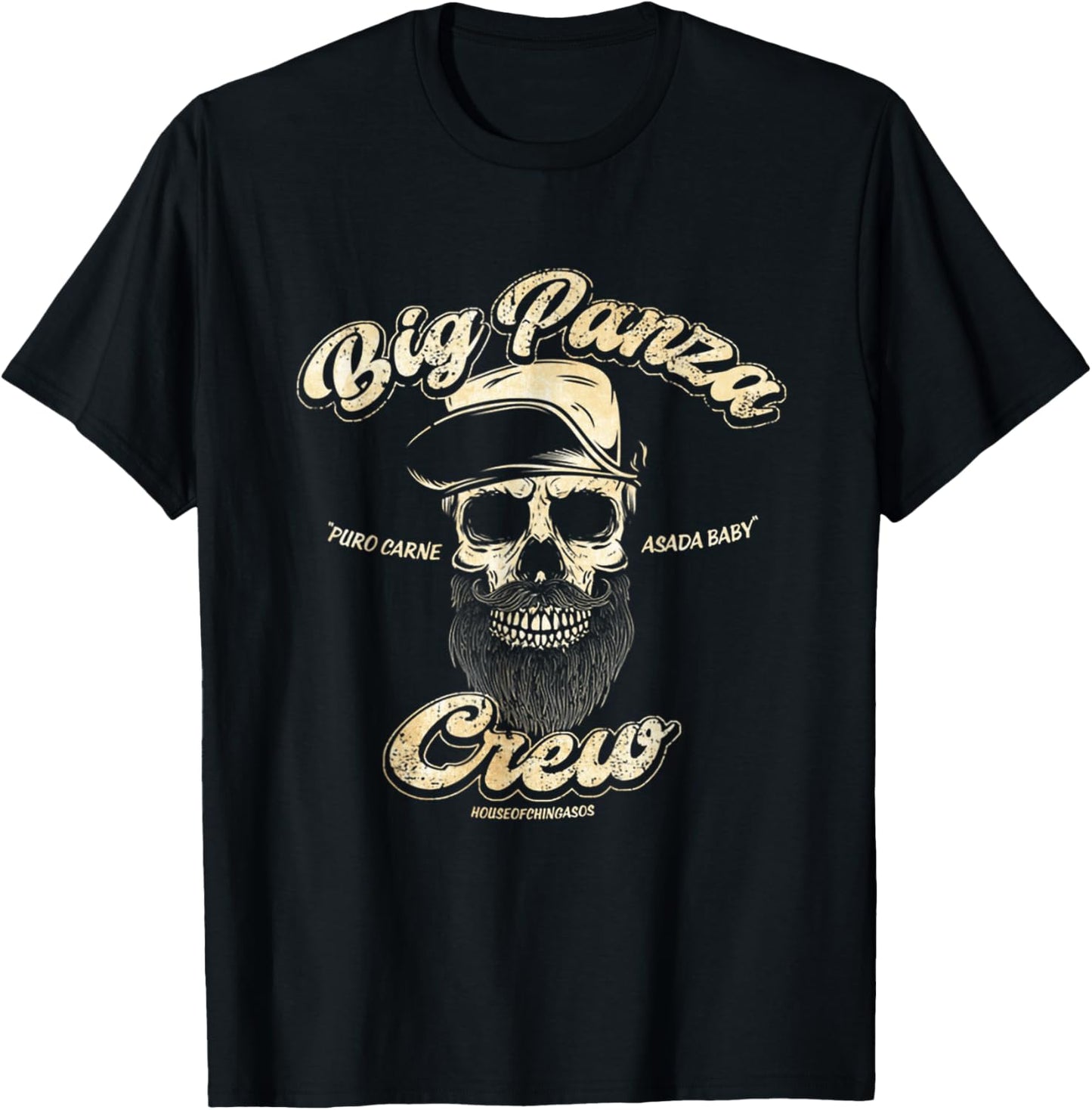 Big Panza Crew Chingon T-Shirt - T-Shirt | Black