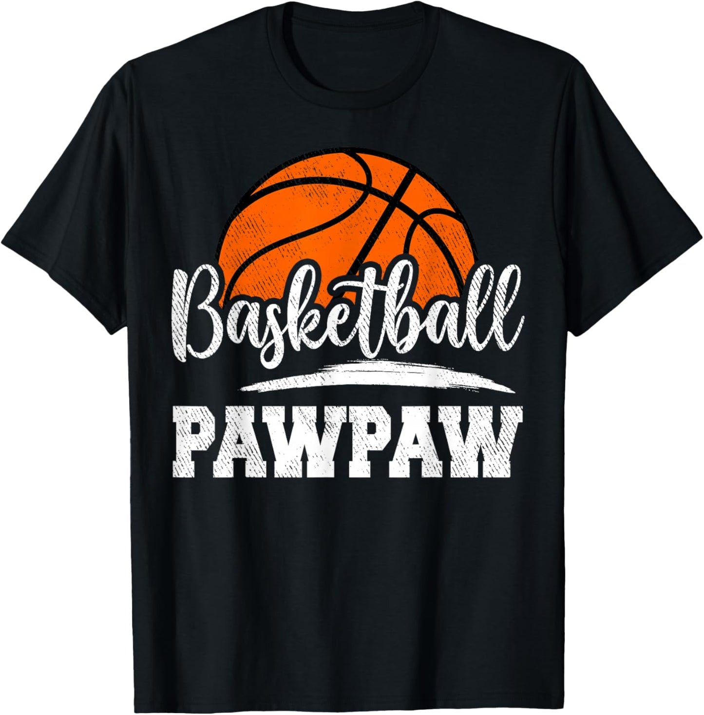 Basketball Pawpaw Basketball Player Game Day Father's Day T-Shirt - T-Shirt | Black