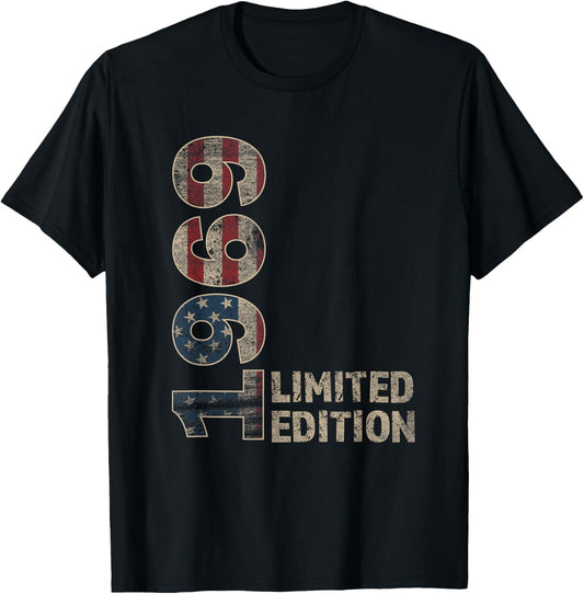 56th Birthday Gift men Vintage born 1969 turning 56 Year Old T-Shirt - T-Shirt | Black