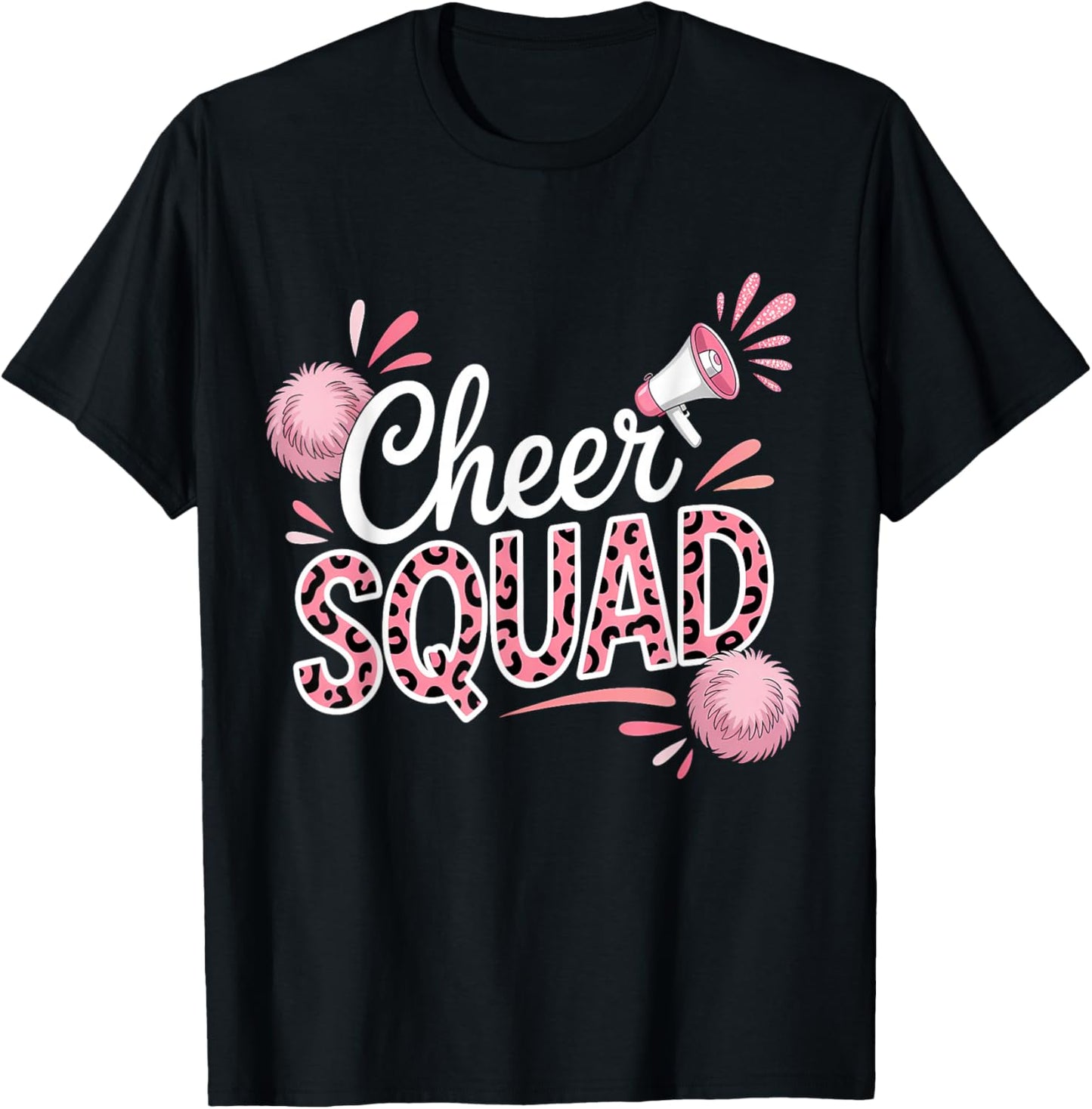 Cheer Squad Cheerleading Team Cheering Squad Cheerleader T-Shirt - T-Shirt | Black