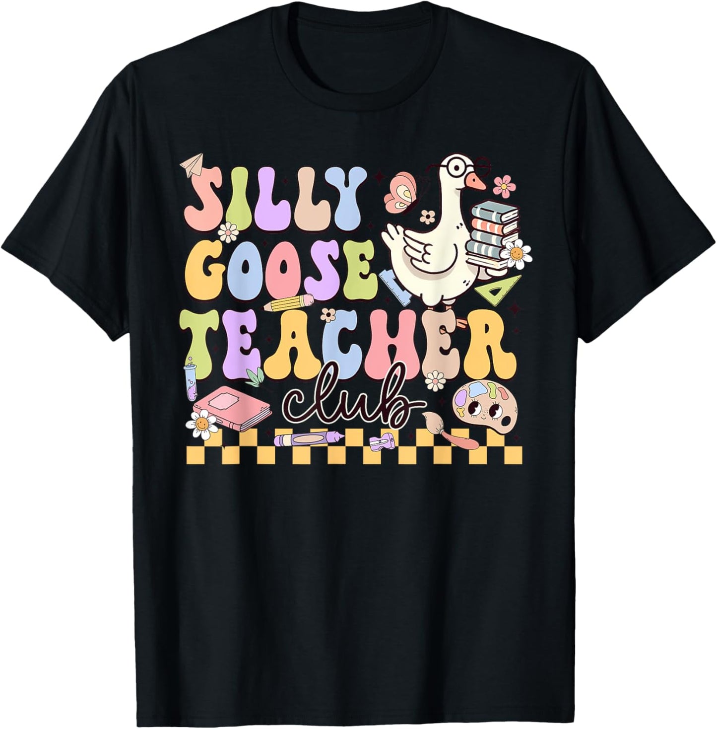 Silly Goose Teacher Club T-Shirt - T-Shirt | Black