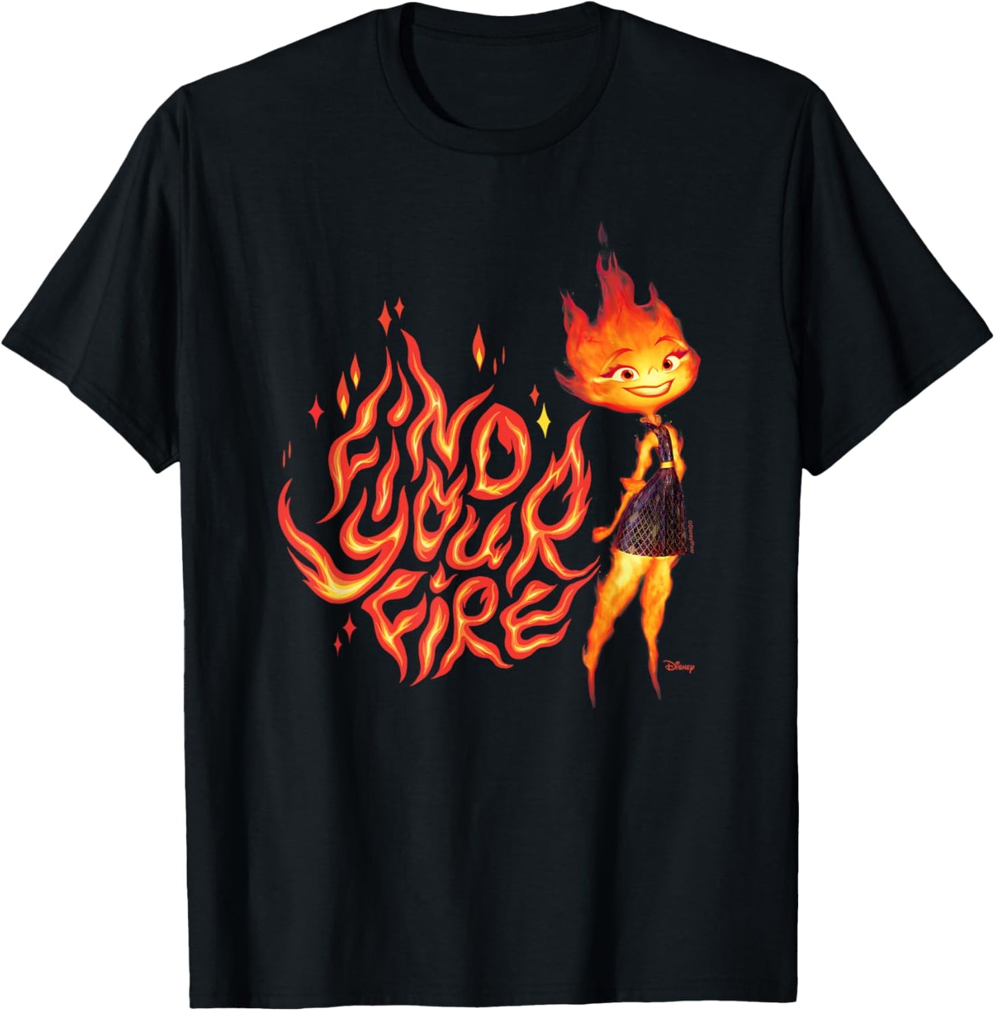 Elemental - Find Your Fire Ember T-Shirt - T-Shirt | Black