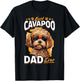 Cavapoo Dog Breed Pet Best Cavapoo Dad Ever Women Girls Kids T-Shirt - T-Shirt | Black
