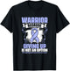 Esophagus Cancer Warrior Purple Esophageal Cancer Awareness T-Shirt - T-Shirt | Black