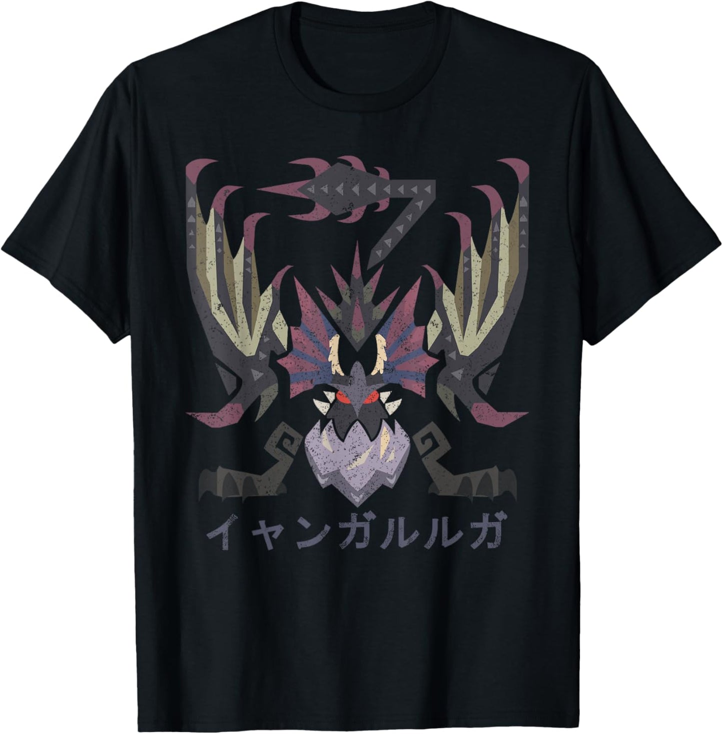 Yian Garuga Monster T-Shirt - T-Shirt | Black