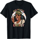 Big Pisces Energy Black Woman Camo Birthday Zodiac T-Shirt - T-Shirt | Black