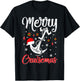 Merry Cruisemas Ugly Christmas Sweater Cruise Ship T-Shirt - T-Shirt | Black