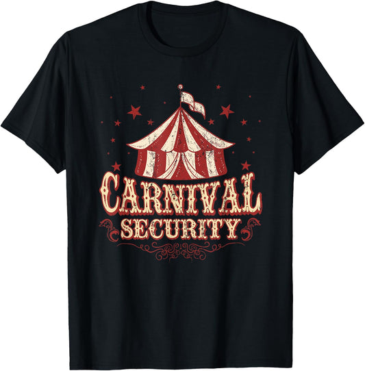 Carnival Security Shirt - Carnival Party Shirts - Carnival T-Shirt - T-Shirt | Black