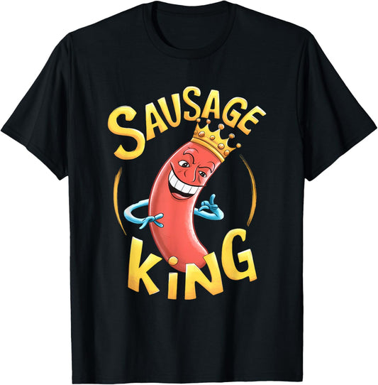 Sausage King Men Boys T-Shirt - T-Shirt | Black
