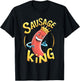 Sausage King Men Boys T-Shirt - T-Shirt | Black