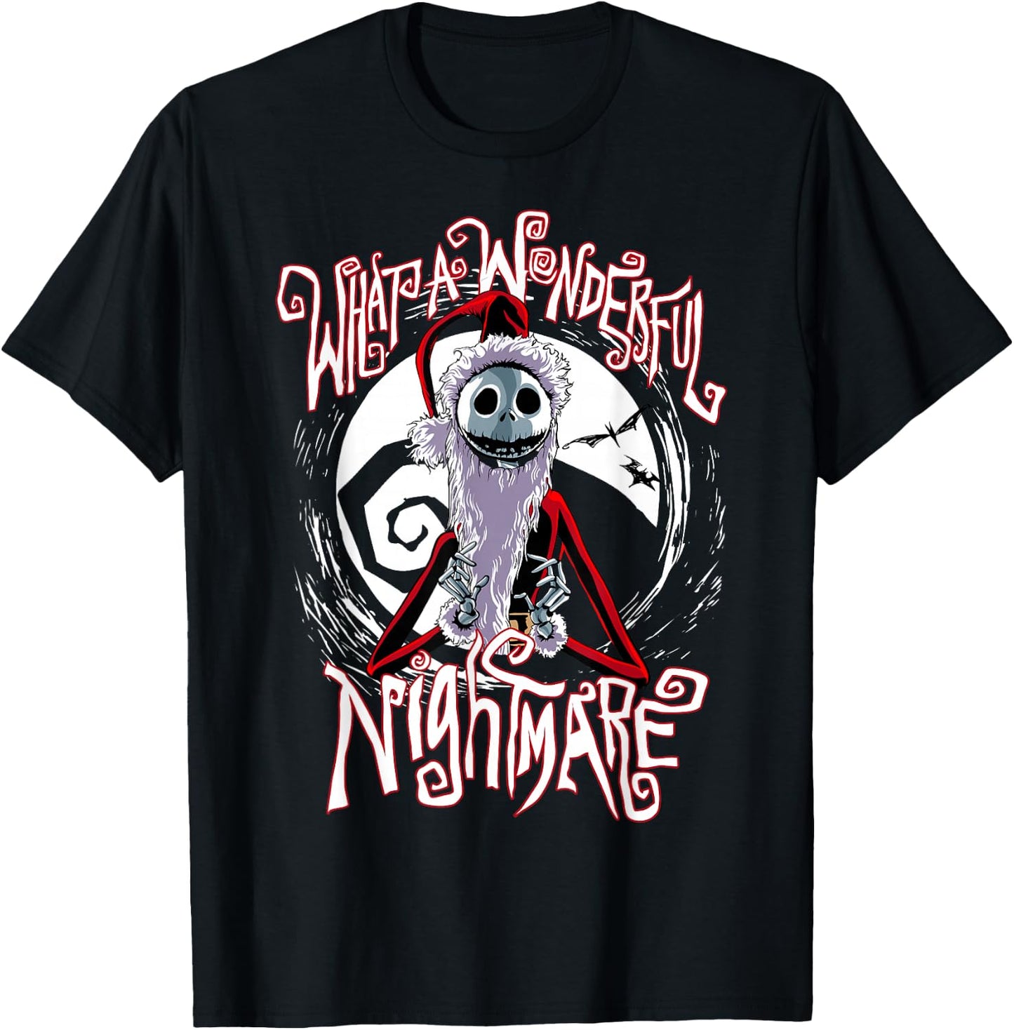 Disney The Nightmare Before Christmas Jack Santa Claus T-Shirt - T-Shirt | Black