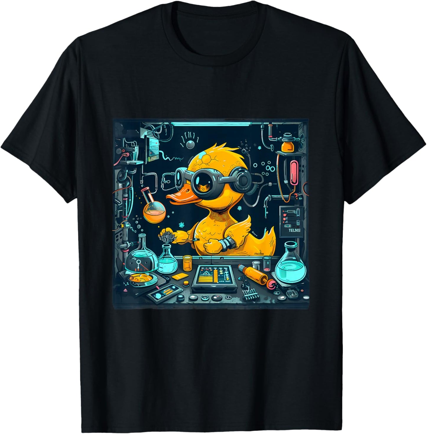 Rubber Duck Physics Chemists Teacher Science Rubber Duckie T-Shirt - T-Shirt | Black