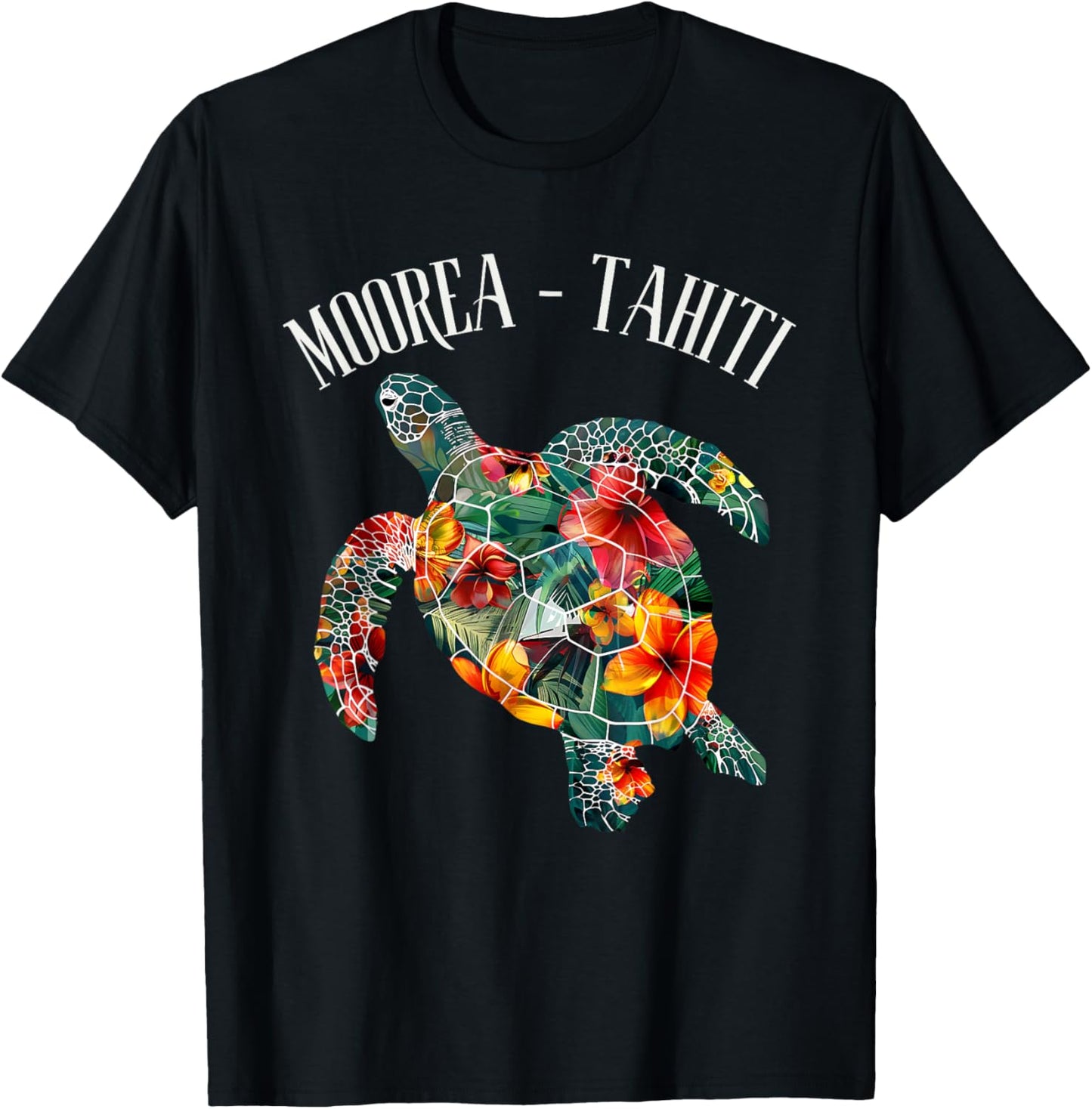 French Polynesia Moorea Tahiti T-Shirt - T-Shirt | Black