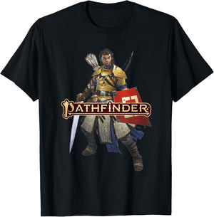 Pathfinder: Valeros the Fighter T-Shirt - T-Shirt | Black