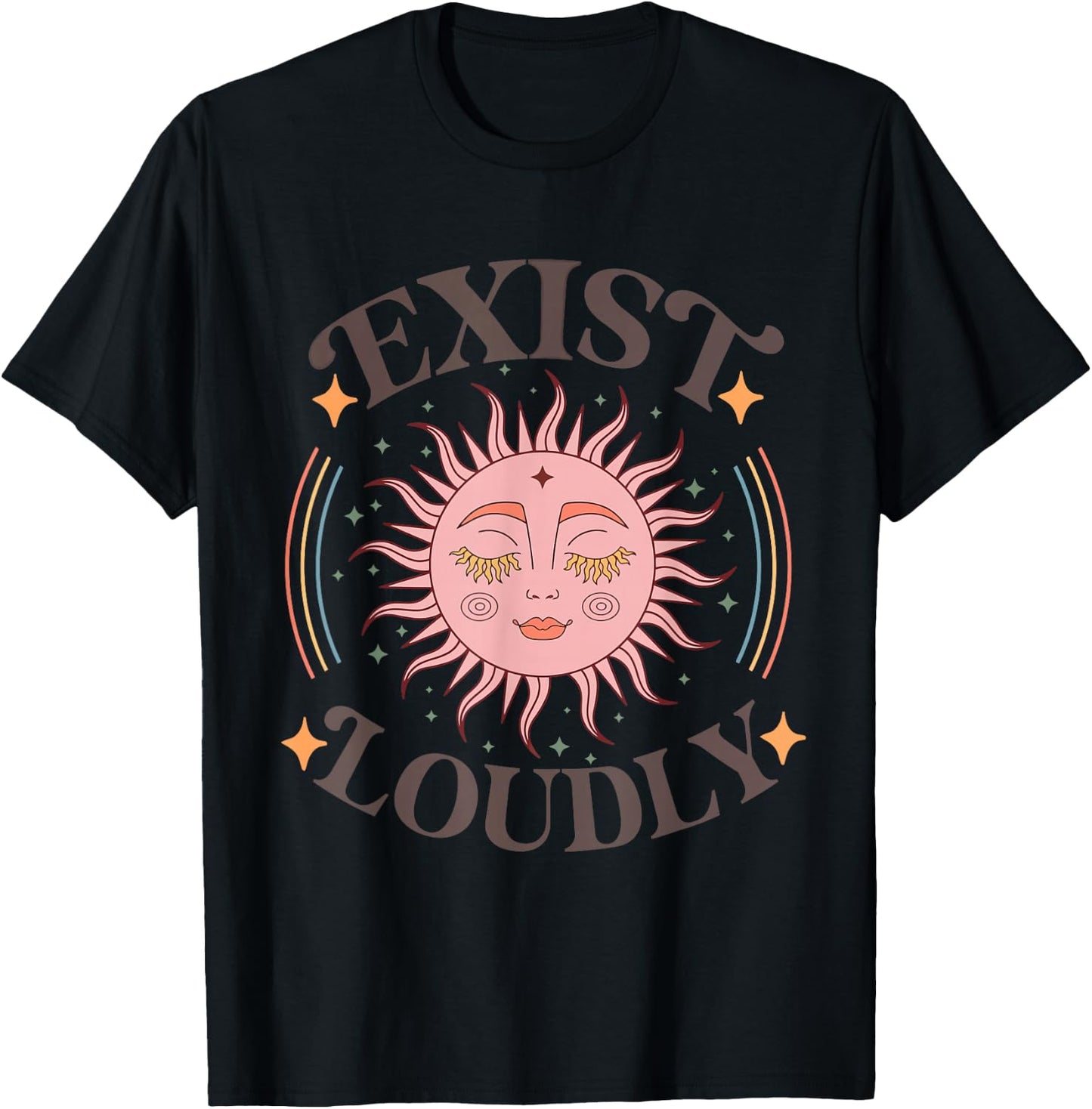 Exist loudly Funny design T-Shirt - T-Shirt | Black
