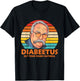 Diabeetus Eat Your Damn Oatmeal Vintage Design T-Shirt - T-Shirt | Black