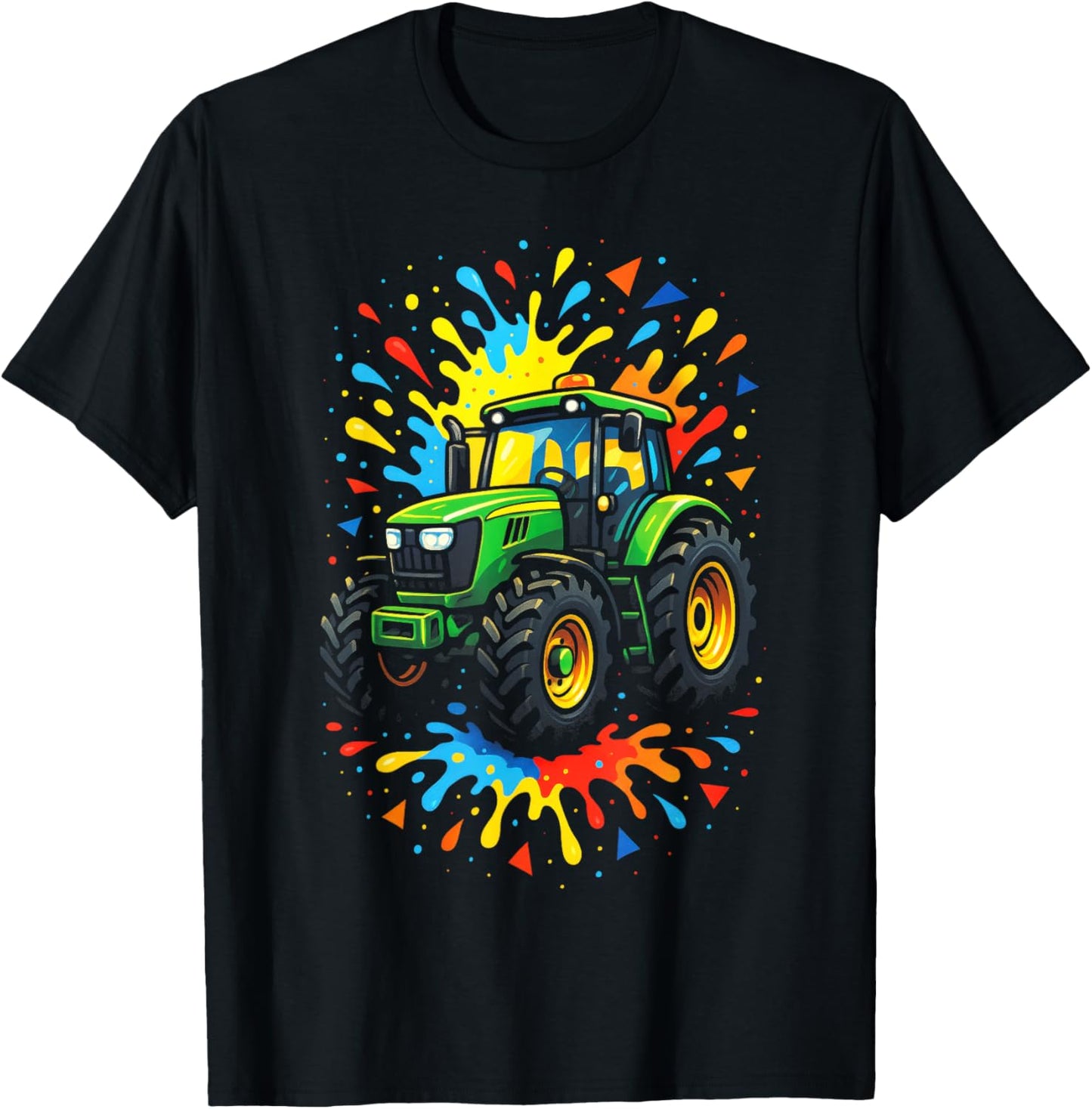Dorfkind Dorfkinder Traktor Traktoren Trecker T-Shirt - T-Shirt | Black