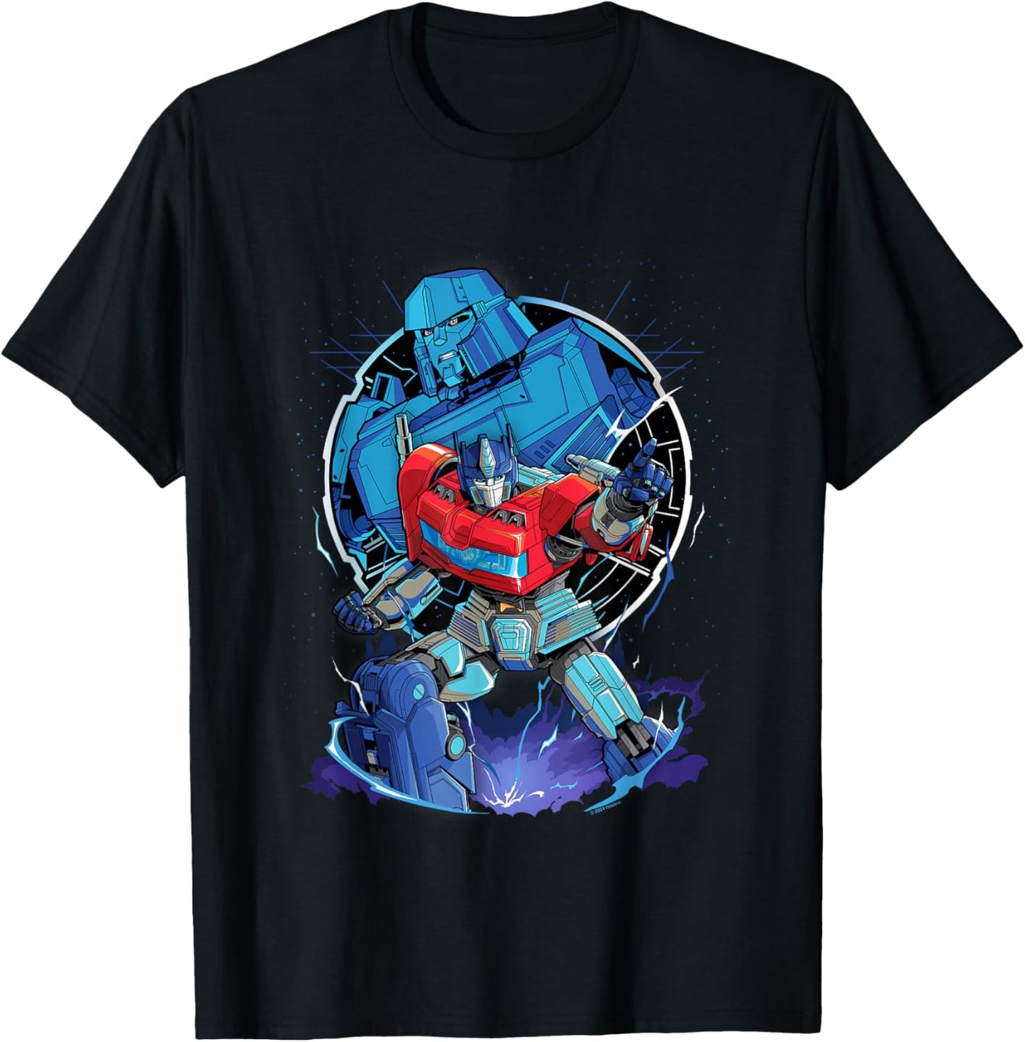 Transformers One Optimus Prime Megatron Lurking T-Shirt - T-Shirt | Black
