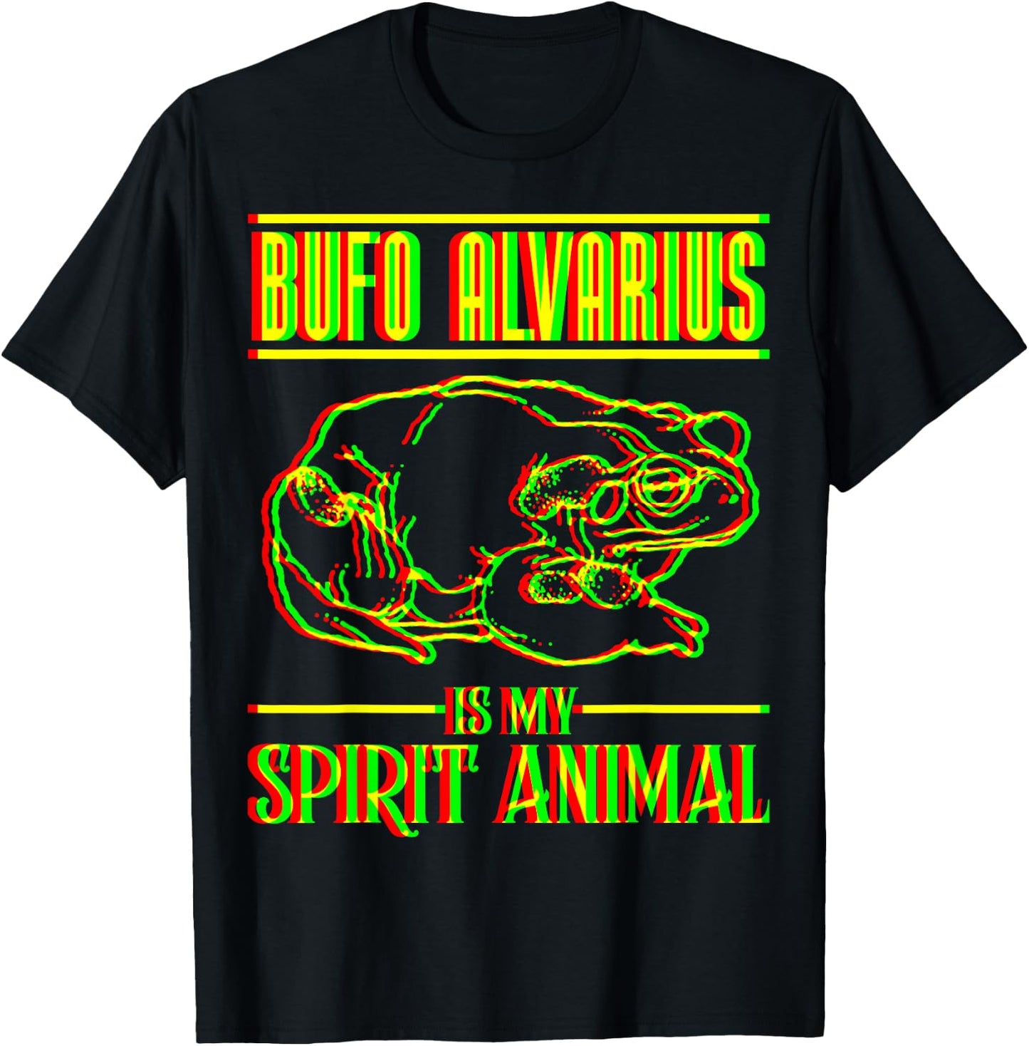 Bufo Alvarius Toad Is My Spirit Animal Shirt T-Shirt - T-Shirt | Black