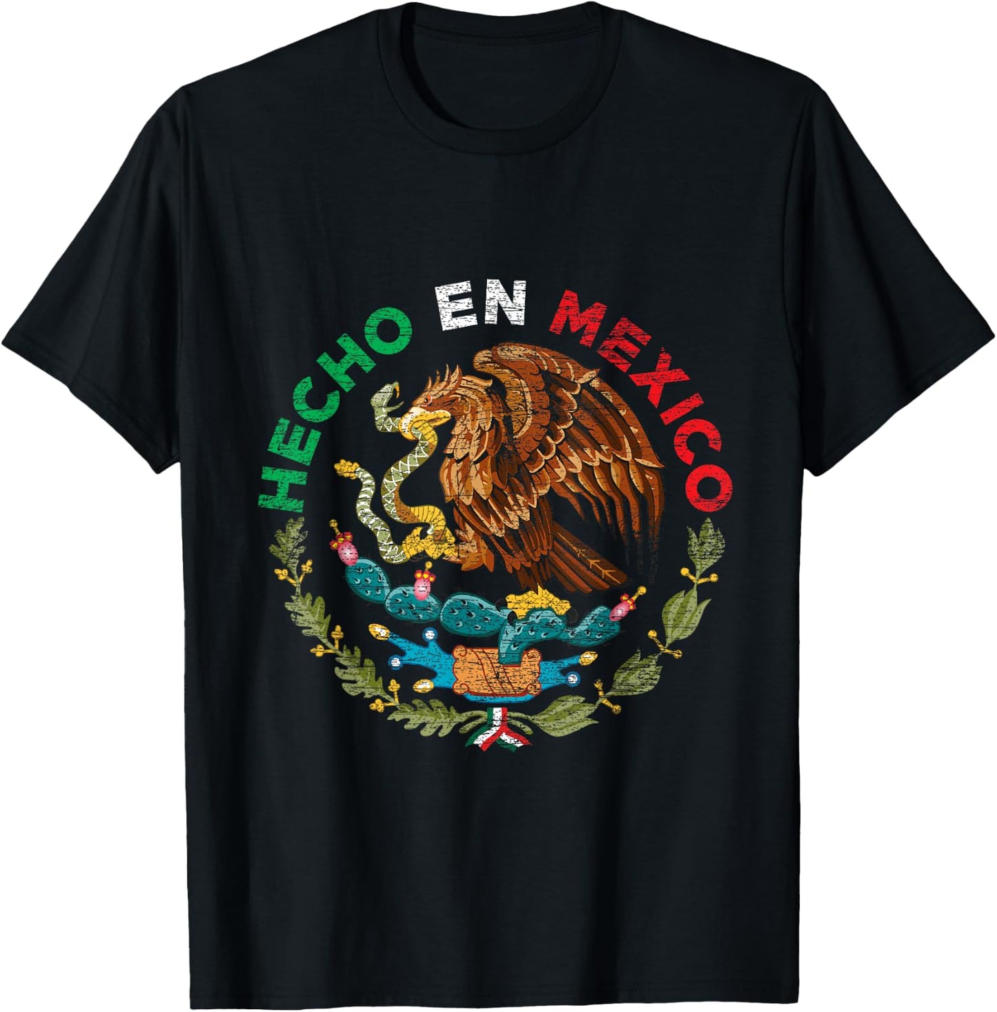 Hecho En Mexico - Cinco De Mayo Latino Shirts T-Shirt - T-Shirt | Black