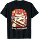 Funny Naughty Foodie Pun Kawaii Black Forestkakke Japanese T-Shirt - T-Shirt | Black