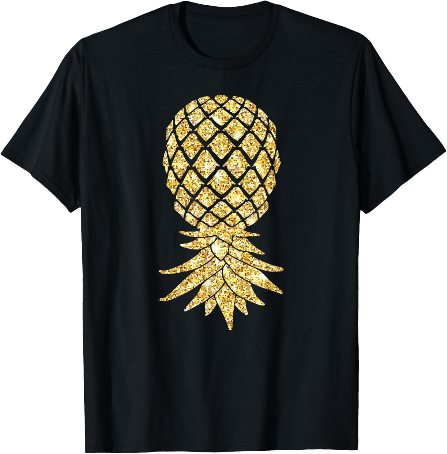 Swingers Upside Down Pineapple Image Swinger Party T-Shirt - T-Shirt | Black