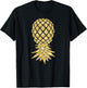 Swingers Upside Down Pineapple Image Swinger Party T-Shirt - T-Shirt | Black