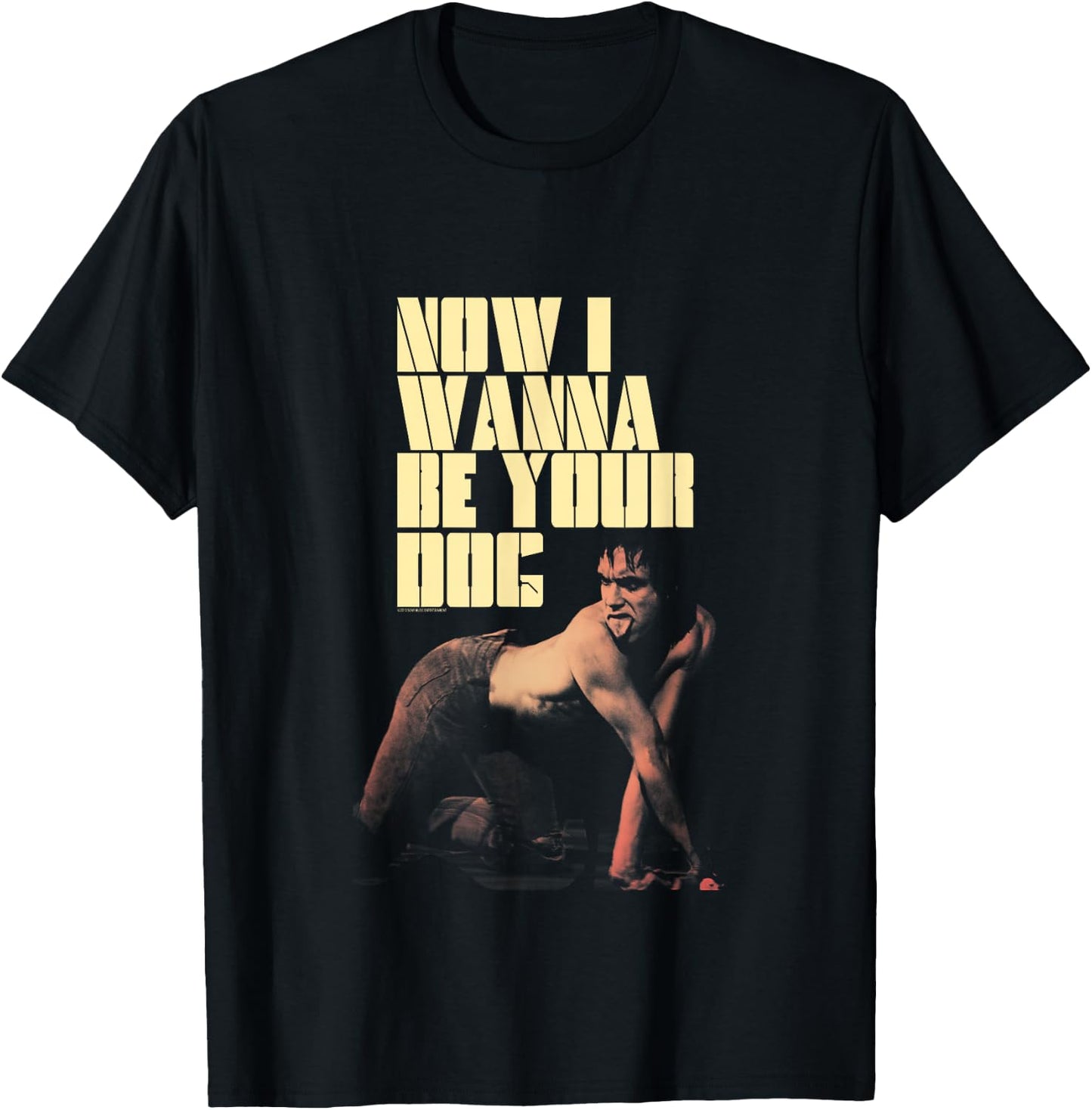 Iggy Pop Now I Wanna Be Your Dog T-Shirt - T-Shirt | Black