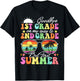 Goodbye 1st Grade Graduation To 2nd Grade Hello Summer Funny T-Shirt - T-Shirt | Black