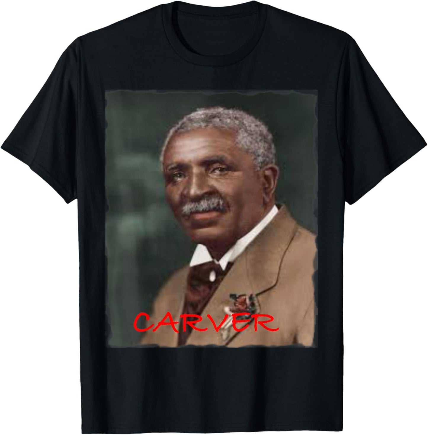 George Washington Carver , Small, Black T-Shirt - T-Shirt | Black