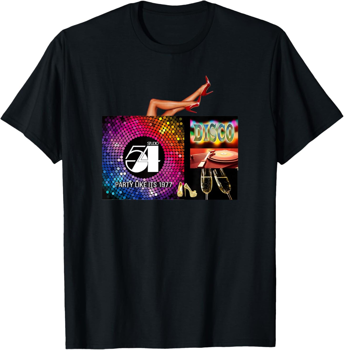 Studio 54_Disco_003 T-Shirt - T-Shirt | Black