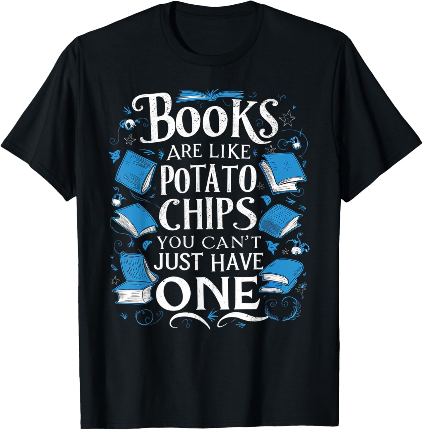 Bookworm Literature Book Saying Reading Writing Lover Quote T-Shirt - T-Shirt | Black
