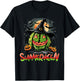 Summerween Vibes Sweet Ice Cream Watermelon Summer Halloween T-Shirt - T-Shirt | Black