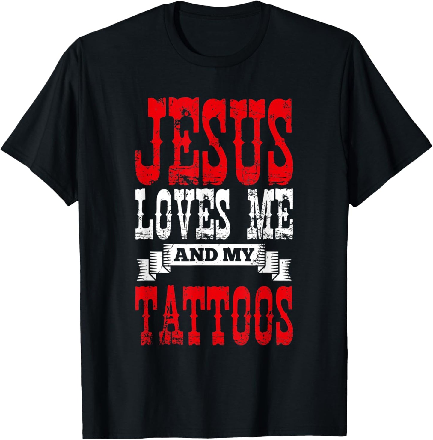 Christian Tattoo Master Tatted Jesus Christ Devotee Tattoo T-Shirt - T-Shirt | Black