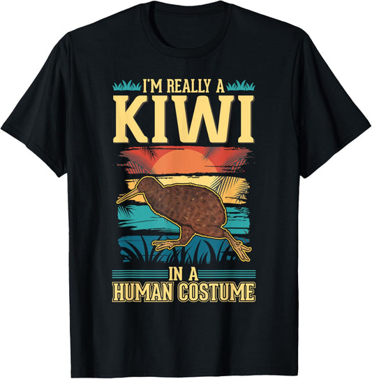 Kiwi Costume Halloween Kiwi Bird T-Shirt - T-Shirt | Black