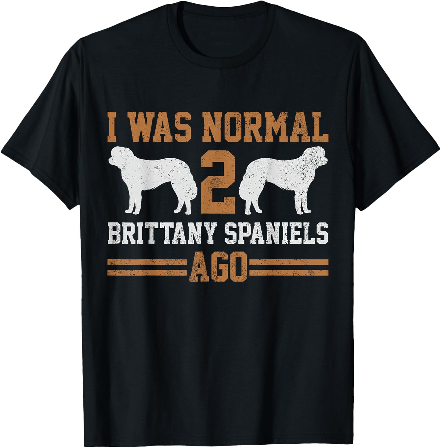 Brittany Spaniel Dog Men Women Kids T-Shirt - T-Shirt | Black