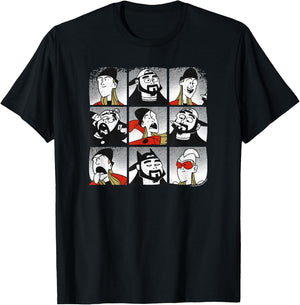 Clerks III Jay and Silent Bob Character Profile Box Up T-Shirt - T-Shirt | Black