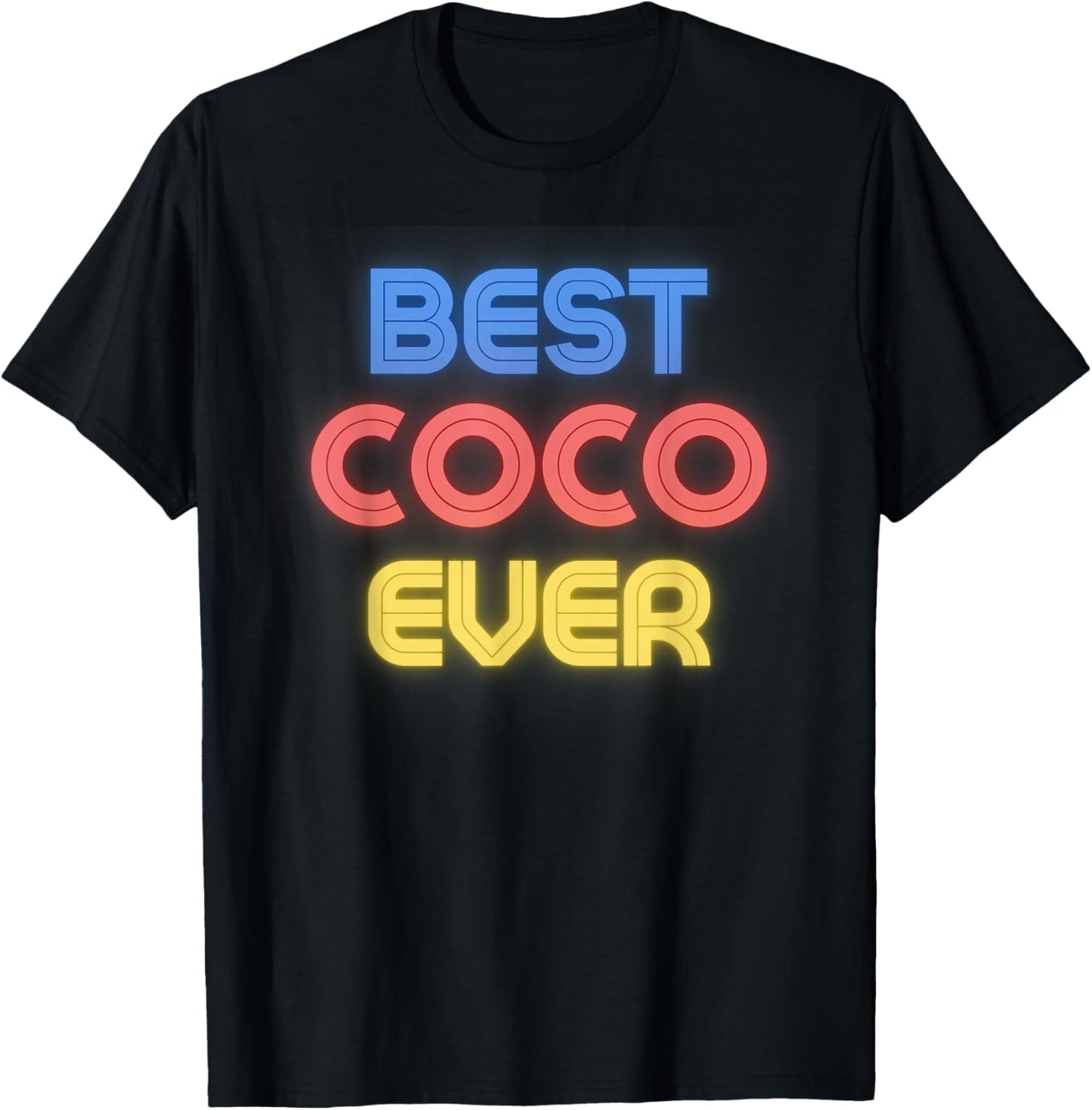 Best Coco Ever - Funny Coco Name Coco T-Shirt - T-Shirt | Black