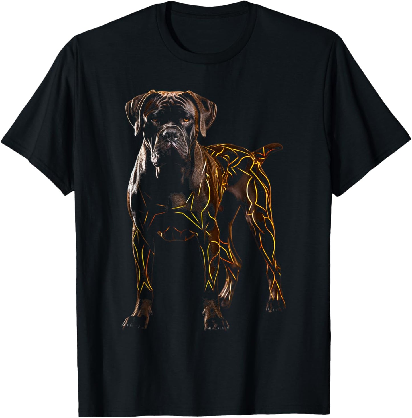 Cane Corso Dog Drawing Animal Art Graphic Cane Corso T-Shirt - T-Shirt | Black