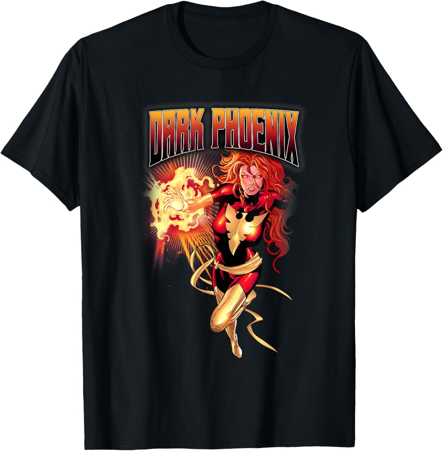 Marvel X-Men Dark Phoenix Evil Jean Grey Shot T-Shirt - T-Shirt | Black