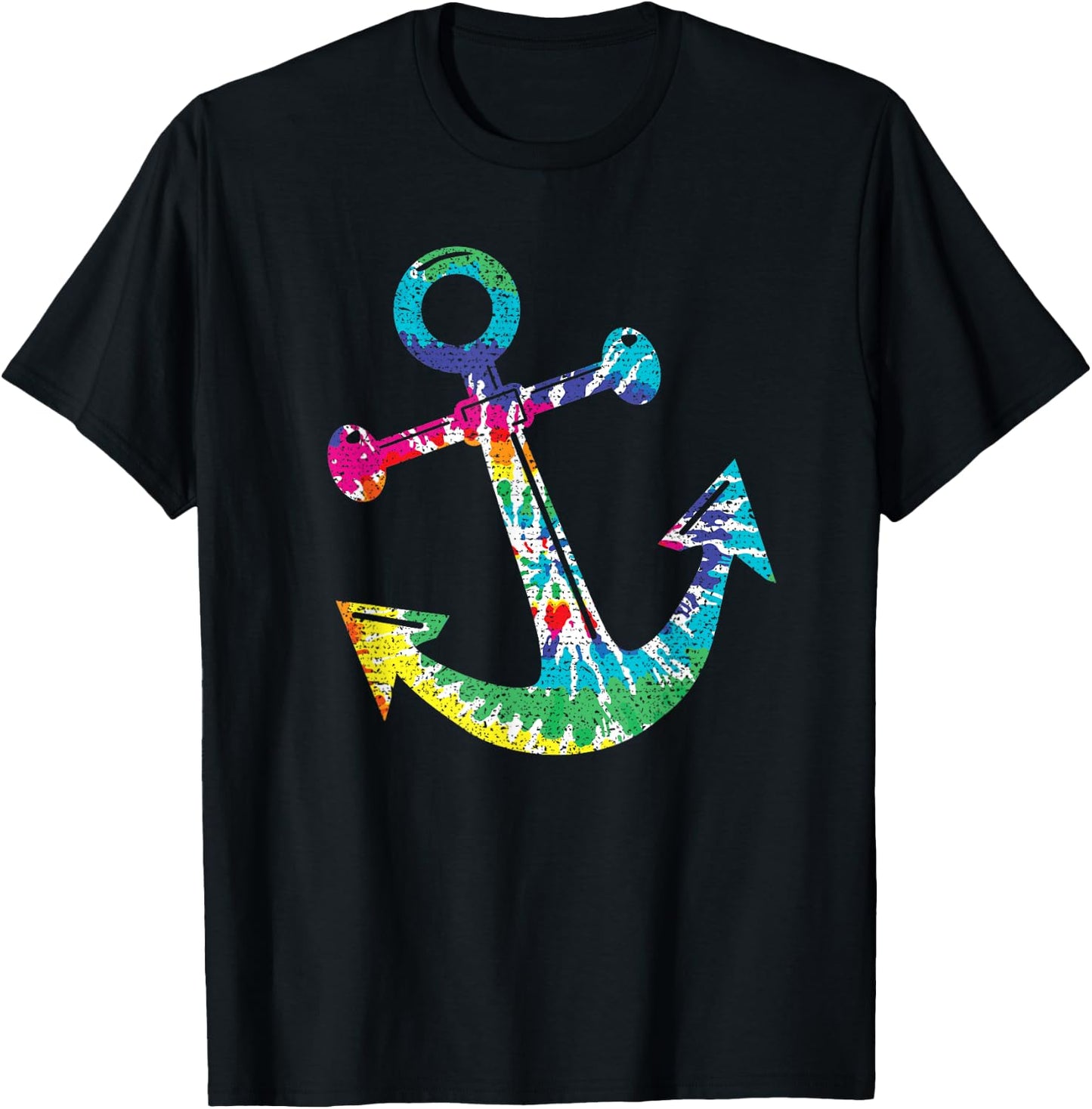 Anchor tie-dye T-Shirt - T-Shirt | Black