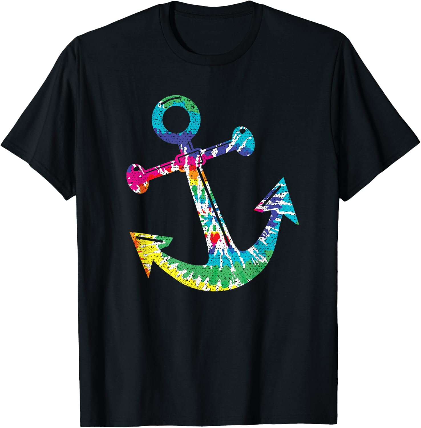 Anchor tie-dye T-Shirt - T-Shirt | Black